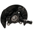 Front, Driver Side Steering Knuckle, With Bearing, With Dust Shield