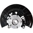Front, Passenger Side Loaded Knuckle, With Backing Plate, With Bearing