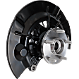 Front, Passenger Side Loaded Knuckle, With Backing Plate, With Bearing