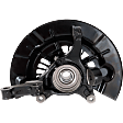 Front, Passenger Side Loaded Knuckle, With Backing Plate, With Bearing