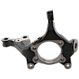 Front, Driver Side Steering Knuckle, Without Backing Plate, Without Bearing