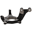 Front, Driver Side Steering Knuckle, Without Backing Plate, Without Bearing