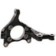 Front, Driver Side Steering Knuckle, Without Backing Plate, Without Bearing