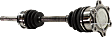 Front, Driver or Passenger Side Axle Assembly, 4WD