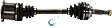 Front, Driver or Passenger Side Axle Assembly, 4 Cyl., 2.0L Engine, Bolt-on Type Internal Ball Joint