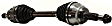 Front, Driver Side Axle Assembly, Front Wheel Drive