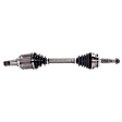 Front, Driver Side Axle Assembly, 4WD