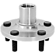 Front, Driver or Passenger Side Wheel Hub, 5 Lugs, With Bearing