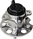 Rear, Driver or Passenger Side Wheel Hub, with Bearing, FWD