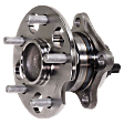 Rear, Driver Side Wheel Hub, With Bearing, With Sensor, 5 x 4.5 in. Bolt Pattern, FWD