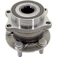 Rear, Driver or Passenger Side Wheel Hub, 5 Lugs, With Bearing, RWD