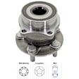 Rear, Driver or Passenger Side Wheel Hub, 5 Lugs, With Bearing, RWD