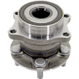 Rear, Driver or Passenger Side Wheel Hub, 5 Lugs, With Bearing, RWD