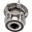 Rear, Driver or Passenger Side Wheel Hub, 5 Lugs, With Bearing, RWD