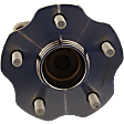 Rear, Driver or Passenger Side Wheel Hub, 5 Lugs, With Bearing, With Sensor