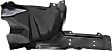 Driver Side Engine Splash Shield, Engine Under Cover, Vacuum Form, 4 Cyl., 2.0L Engine