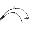 Rear, Passenger Side ABS Speed Sensor, With Harness