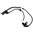 Rear, Driver Side ABS Speed Sensor, With Harness