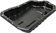 Oil Pan, 2.5L/2.7L Engines, 4 Cylinder, Black, Steel