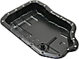 Oil Pan, 2.5L/2.7L Engines, 4 Cylinder, Black, Steel