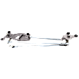 Wiper Linkage - Black, Plastic Bushing Material, Bolt-on Attachment Method, With Crank Arm