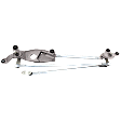 Wiper Linkage - Black, Plastic Bushing Material, Bolt-on Attachment Method, With Crank Arm