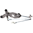Wiper Linkage - Black, Plastic Bushing Material, Bolt-on Attachment Method, With Crank Arm