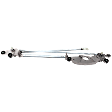Wiper Linkage - Black, Plastic Bushing Material, Bolt-on Attachment Method, With Crank Arm