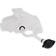 Washer Reservoir, With Pump, Without Sensor, With Filler Neck