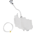 Washer Reservoir, With Pump, Without Sensor, With Filler Neck