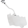 Washer Reservoir, With Pump, Without Sensor, With Filler Neck