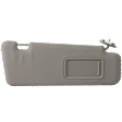 Sun Visor, Gray, Sold Individually