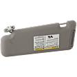 Sun Visor, Gray, Sold Individually