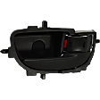 Front Or Rear, Passenger Side Textured Black Bezel with Textured Black Lever Interior Door Handle