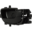 Front Or Rear, Passenger Side Textured Black Bezel with Textured Black Lever Interior Door Handle