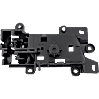 Front Or Rear, Driver Side Textured Black Interior Door Handle, With Door Lock Button