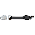 2017 Subaru Impreza - Front, Passenger Side Chrome Exterior Door Handle, Without Key Hole, Sedan, For Models Without Smart Entry System