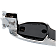 2017 Subaru Impreza - Front, Passenger Side Chrome Exterior Door Handle, Without Key Hole, Sedan, For Models Without Smart Entry System