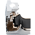 2012-2021 Toyota Camry - Front, Driver Side Chrome Exterior Door Handle, With Key Hole