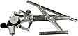 Front, Driver Side Power Window Regulator, with Motor