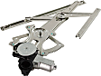 Front, Driver Side Power Window Regulator, with Motor