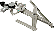 Front, Driver Side Power Window Regulator, with Motor