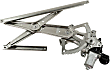 Front, Driver Side Power Window Regulator, with Motor
