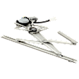 Front, Passenger Side Window Regulator, Power, With 5 Prong Connector
