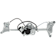 Front, Driver Side Window Regulator, Power