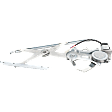 Front or Rear, Driver Side Window Regulator, Power