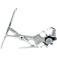 Front, Driver Side Power Window Regulator, With Motor