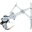Front, Driver Side Power Window Regulator, With Motor