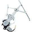 Front, Driver Side Power Window Regulator, With Motor