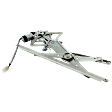 Front, Passenger Side Power Window Regulator, With Motor